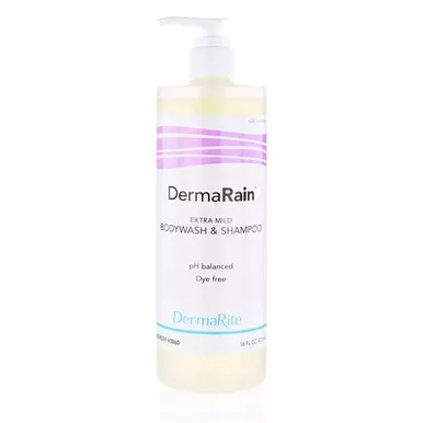 Dermarite 60 - DermaRain Extra Mild Body Wash & Shampoo, 16 oz.