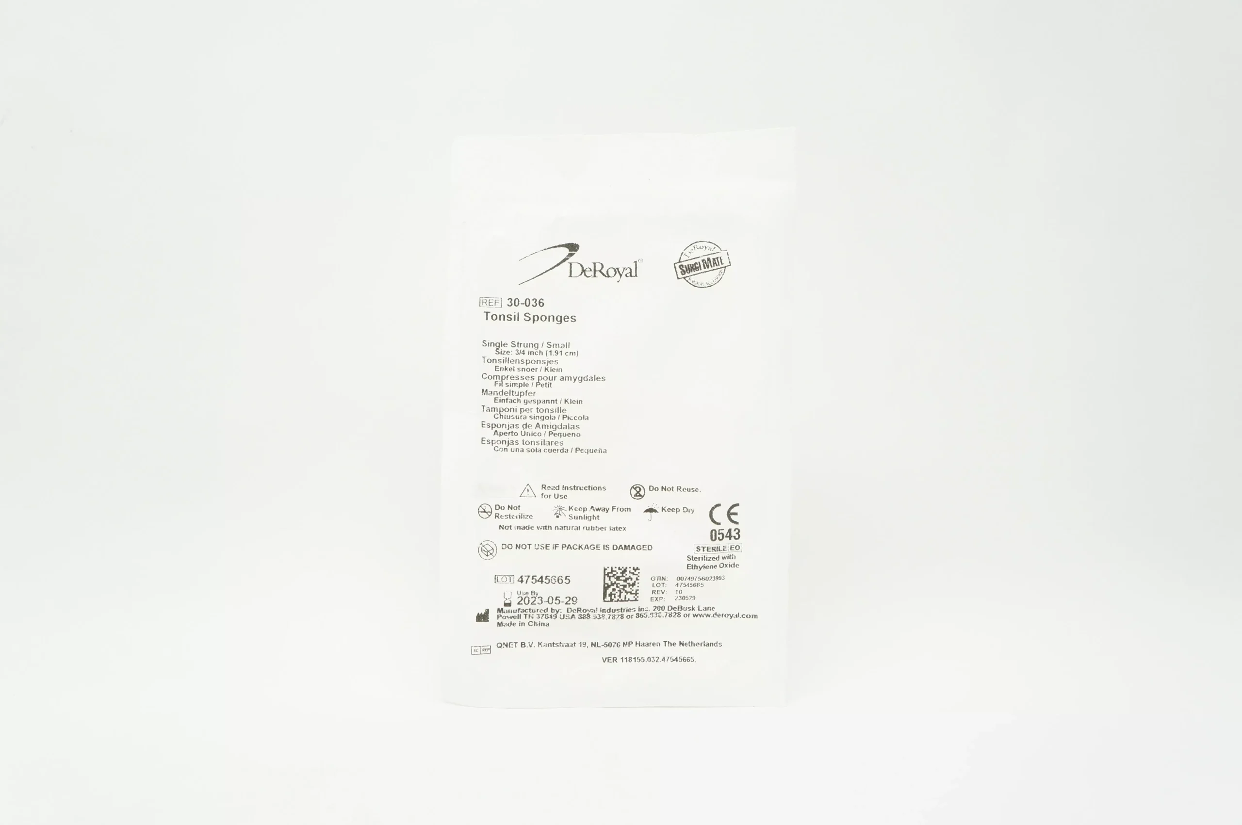 Deroyal # 30-036