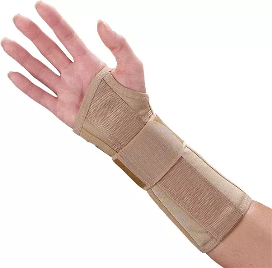 DeRoyal Functional Wrist and Wrist/Forearm Splint Wrist/Forearm Length 9 Inch