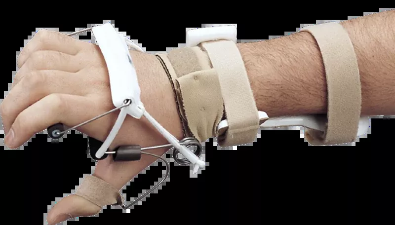 DeRoyal LMB Radial Nerve Splint Wrist Extension w/ MP Extension Assist & Adjustable Thumb Extension Assist