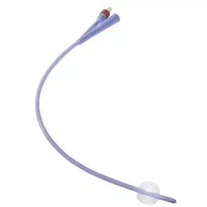 Dover 100% Silicone Council Tip 2-way Foley Catheter, 18 Fr 5 Cc- 1 Each