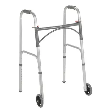 Drive Medical 10244-4 - 2-Button Walker with 5" Wheels