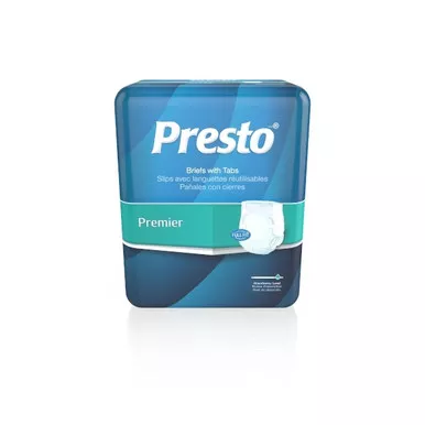 Drylock ABB11020 - Presto Breathable Brief, Premier Absorbency, Medium 34"-45"