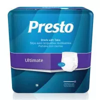 Drylock ABB30050 - Presto Breathable Brief, Ultimate Absorbency, X-Large, 58"-64"