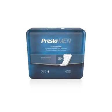 Drylock BCM31302 - Presto Guards for Men, Maximum Absorbency, 12" Long