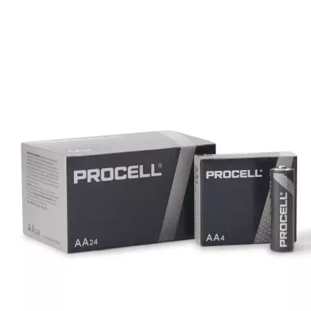 Duracell Alkaline Battery Duracell Procell AA Cell 1.5V Disposable 24 Pack - Box of 24 - PC1500-BX