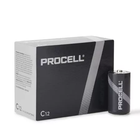 Duracell Alkaline Battery Duracell Procell C Cell 1.5V Disposable 12 Pack - Box of 12 - PC1400-BX