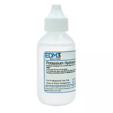 EDM 3 LLC 400511 - Potassium Hydroxide (KOH) 10% 2 oz.