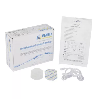 EMED Technologies SUB-320 - Subcutaneous Infusion Set Sub-Q 27 Gauge X 3 9 mm 36 Inch Tubing Without Port