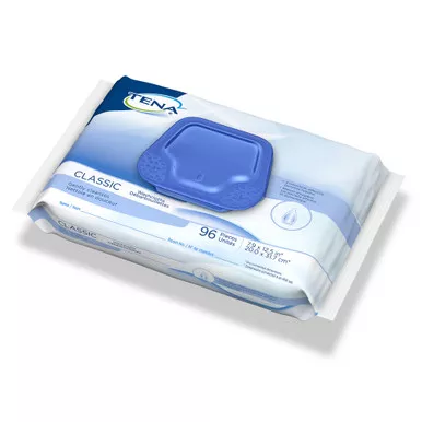 Essity 65728 - Personal Wipe TENA ProSkin™ Classic Soft Pack Aloe / Vitamin E / Chamomile Scented 96 Count