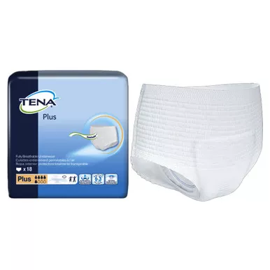 Essity 72508 - TENA Plus Protective Underwear, 2XL, 68" - 80"