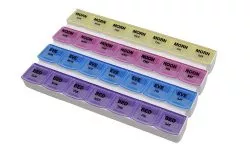 Fabrication Enterprises 85-0101 - Pill Organizer Mediplanner 7 Day 4 Dose