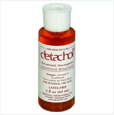 Ferndale 0496-0513-06 - Detachol Adhesive Remover 2 oz. Bottle