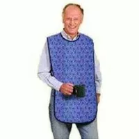 Fiberlinks P13836SF - Waterproof Mealtime Protector, Floral, Osfa
