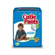 First Quality CR7007 - Cuties Refastenable Training Pants for Boys 2T-3T, up to 34 lbs.