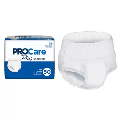 First Quality CRP-513 - PROCare Plus Protective Underwear, Large, 44" - 58"