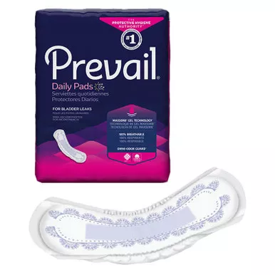 First Quality PV-930/2 - Prevail Bladder Control Pad, Light, 9.25"