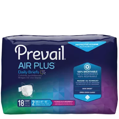 First Quality PVBNG-013CA - Prevail Air Plus Briefs Size 2, Large, 45"-62" - Replaces Items FQPVBNG013 & FQAIR013