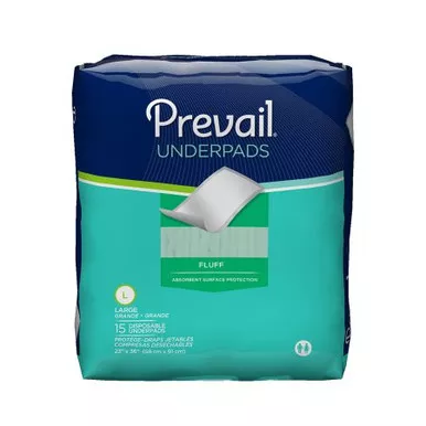 First Quality UP-150 - Prevail Fluff Disposable Underpads 23" x 36"