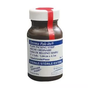 Gentell 59445 - Gauze Packing Strip Iodoform 2" x 5 yard Strip Delivery System