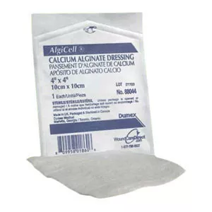 Gentell 88048 - Algicell Calcium Alginate Dressing 4" x 8"
