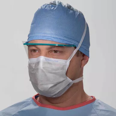 Halyard Health 47650 - High Filtration Surgical Mask Fog-Free with Foam Strip