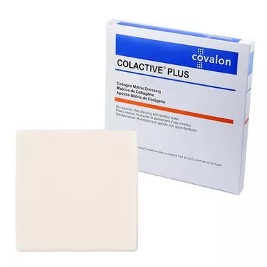 Hartmann 10160000 - Collagen Dressing ColActive Plus Without Border Collagen / Sodium Alginate / Carboxyl Methylcellulose (CMC) / Ethylenediamine-tetraacetic Acid (EDTA) 2 X 2 Inch 10 Count