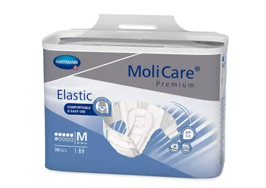 Hartmann 165272 - MoliCare Premium Elastic Brief 6D, Medium 33" - 47"