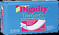 Hartmann 30054 - Bladder Control Pad Dignity Thin 3-1/2 X 12 Inch Light Absorbency Polymer Core One Size Fits Most
