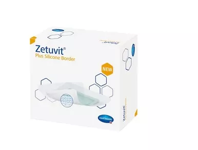 Hartmann 413117 - Zetuvit Plus Silicone Non Border Superabsorbent Dressing, 8" x 8"