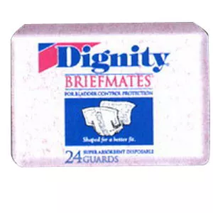 Hartmann 60074 - Dignity UltraShield Absorbent Liners for Light to Moderate Protection, 7.5" x 15.4"