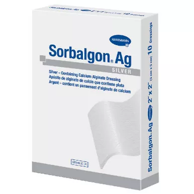 Hartmann 999612 - Silver Alginate Dressing Sorbalgon Ag 2 X 2 Inch Square Sterile