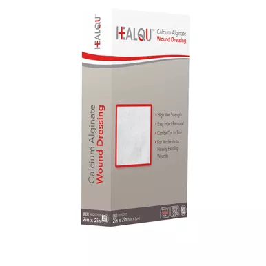 Healqu 9020201 - HEALQU Calcium Alginate Dressing (2 x 2)