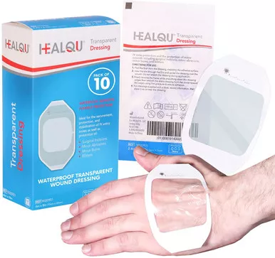 Healqu 9020968 - HEALQU Transparent Dressing 6 x 8