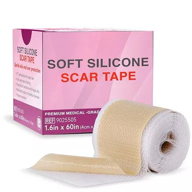 Healqu 9025505 - HEALQU Silicone Scar Tape 1.6x60