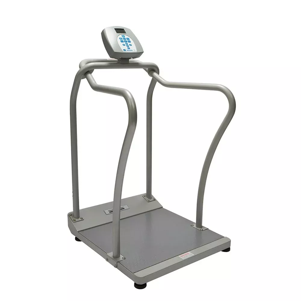 Health o meter Digital Platform Scales Digital Platform Scale, Std. Handrails, KG only - 960743
