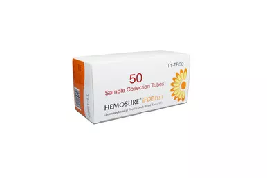 Hemosure T1-TB50 - Stool Specimen Container Hemosure iFOBT Screw Cap with Sampling Device NonSterile