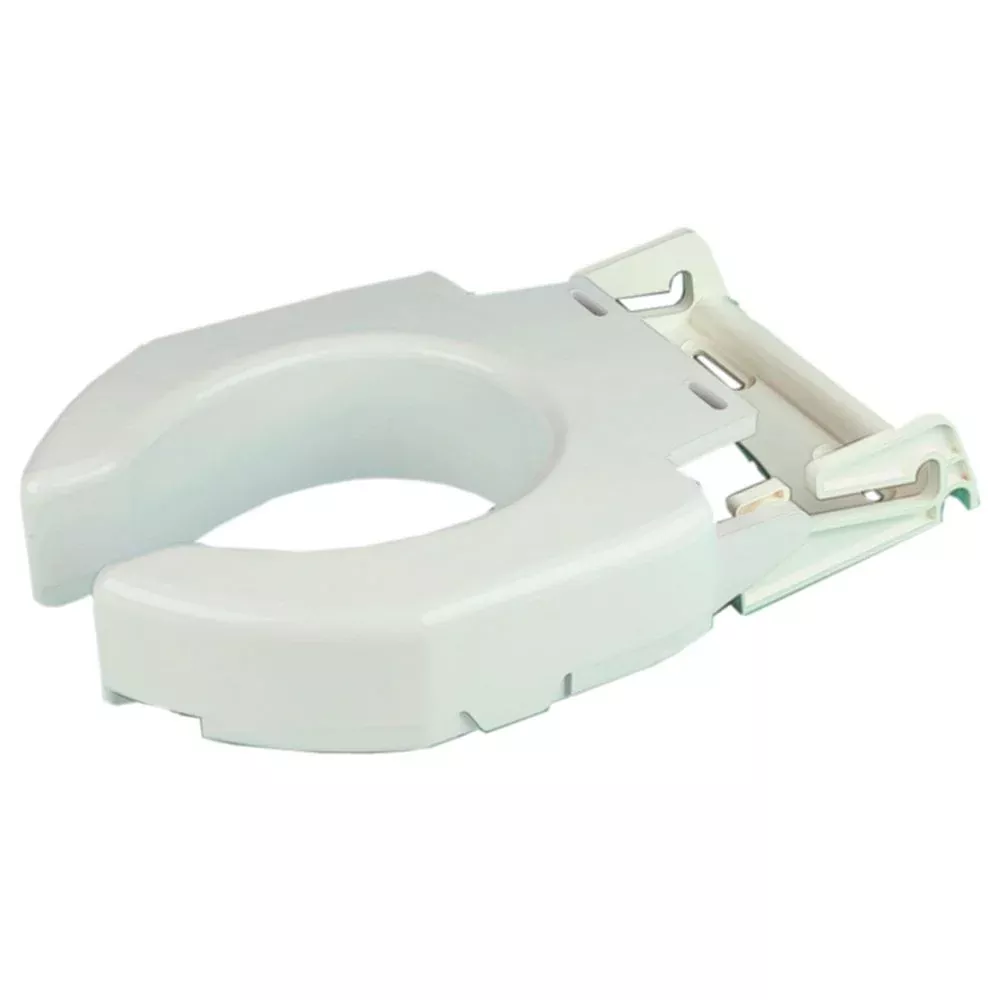 Hinged Secure-Bolt Elevated Toilet Seat Hinged Secure-Bolt Elevated Toilet Seat, Elongated - 712209