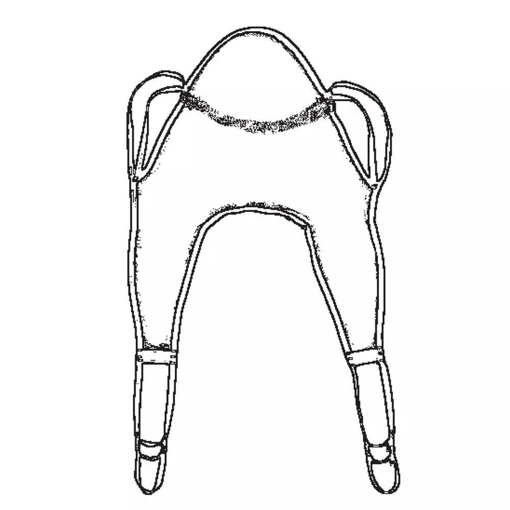 Hoyer Mesh Bath Sling with Head Support Hoyer Mesh Bath Sling With Head Support, Medium - 77513