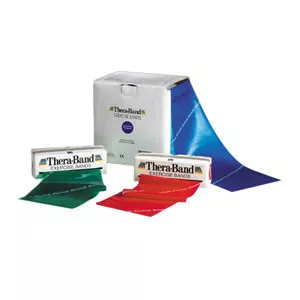 Hygenic 11729 - Thera-Band Exercise Band, 50 yd Roll, Blue, Extra Heavy