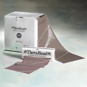 Hygenic 20110 - THERA-BAND Professional Resistance Band, Tan/Extra Thin, 50 Yard Dispenser Box