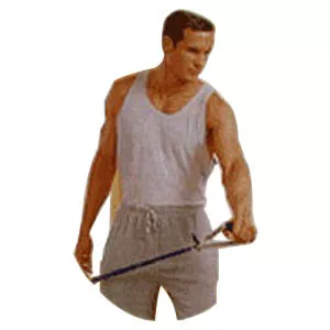 Hygenic 20344 - Latex-Free Exercise Band, Prof, Green, Heavy, 25 yd