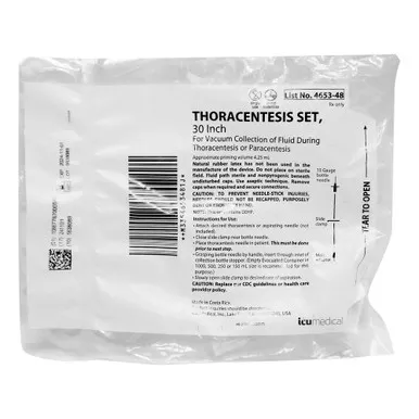 ICU Medical Inc 4653-48 - Thoracentesis Set Portex Single Use
