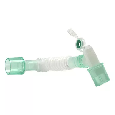 Intersurgical 3521000 - Intersurgical Superset with Double Swivel Elbow and Bronchoscopy Port