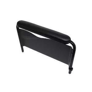 Invacare 8881127468_U67 - Fixed Height Conventional Full Length Armrest Kit Right, Black Vinyl Upholstery