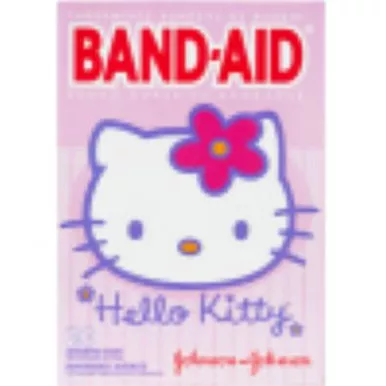 J&J 10381370056161 - Band-Aid Assorted Shapes Kid Design (Hello Kitty)