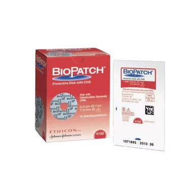J&J ET 4152 - Biopatch Antimicrobial Dressing 1" Disk, 7mm