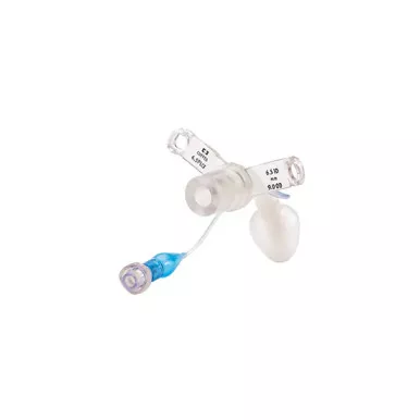 Kendall 6.5PLCF - Shiley Pediatric Tracheostomy Tube, Extra Long with TaperGuard Cuff, Size 6.5