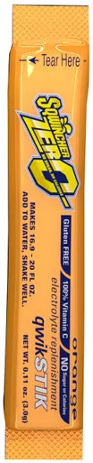 Kent Precision 159060100 - Sqwincher QwikStik Zero, Orange, 0.11 oz. Packets