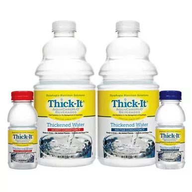 Kent Precision B480-A7044 - Thickened Water Thick-It Clear Advantage 46 oz. Bottle Unflavored Liquid IDDSI Level 2 Mildly Thick